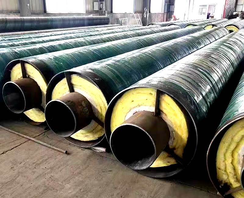 電廠輸送蒸汽管道用鋼套鋼保溫鋼管